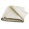 TECPLAST Bâche pour Carport Ivoire 2x2 m XP640CP - Garantie 10 ans - Toile PVC étanche pour abri de voiture - Made in France(Ivoire/10 x 12 m)